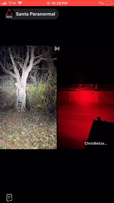 Devils Tree Light Anomaly UFO Orb captured on Live