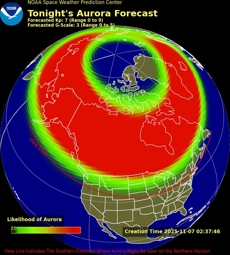 Are you ready for tonight's G3 and above geomagnetic storm?