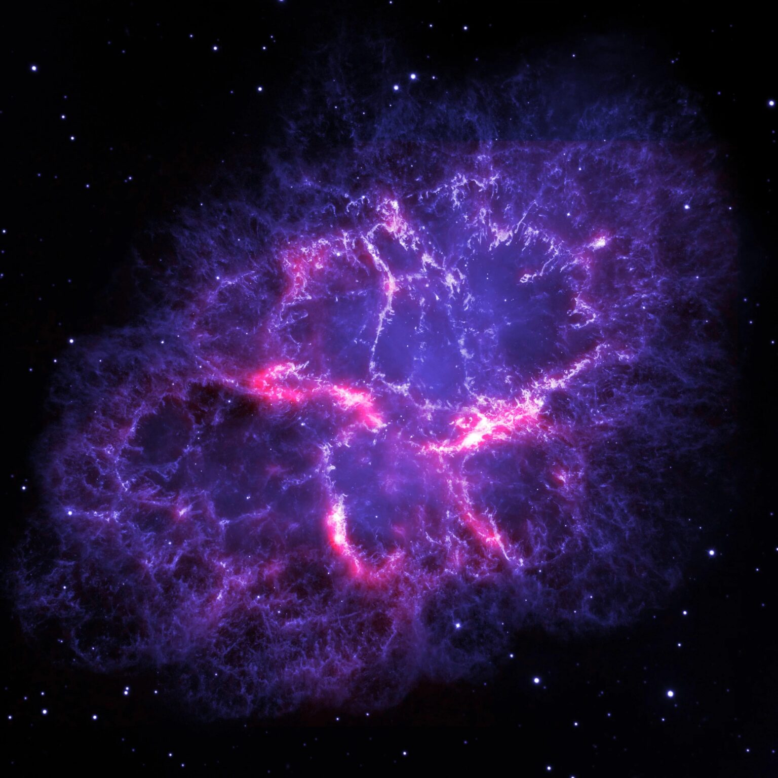 Crab Nebula Captured in Stunning Detail by Herschel and Hubble