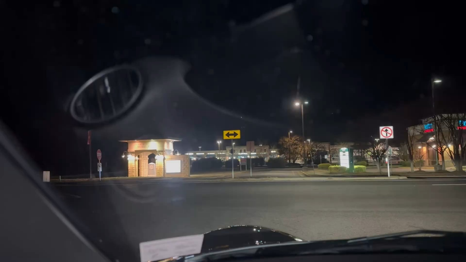 Serious: Lights in the sky over Giant.