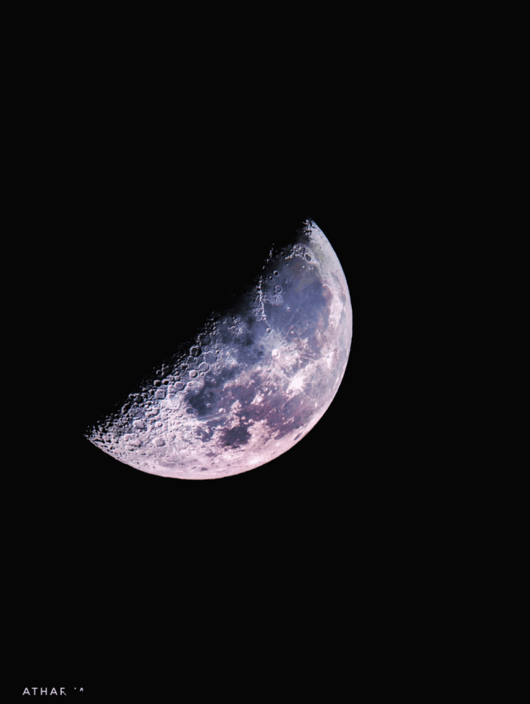 Image of the moon (another one) I captured with my new telescope