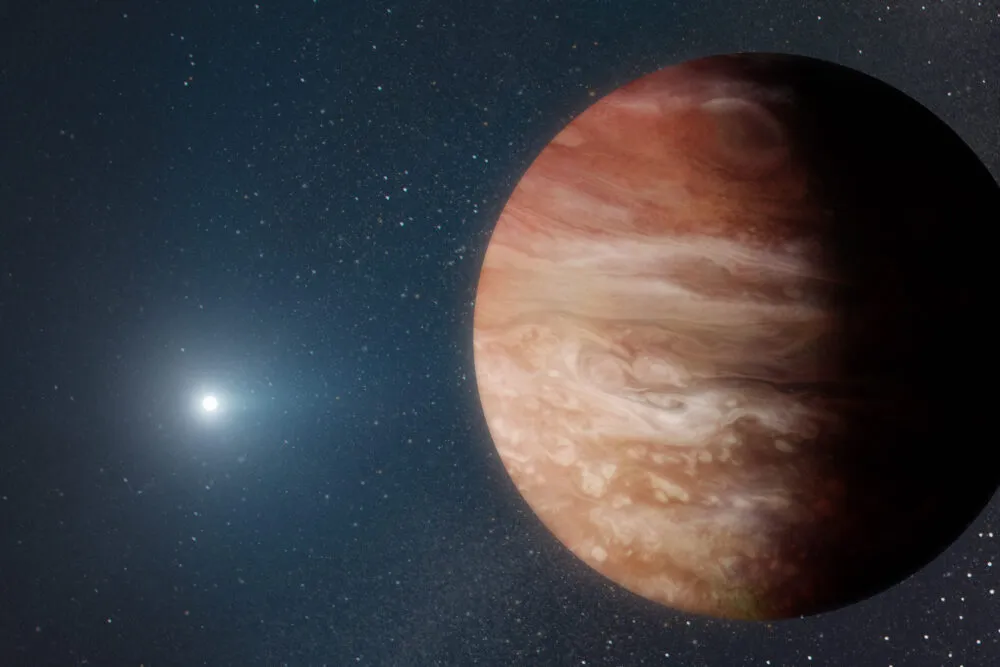 An artist's impression of a Jupiter-like exoplanet. Credit: W. M. Keck Observatory/Adam Makarenko