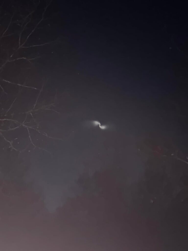 Serious. Just saw this in the sky? Wtf is it….