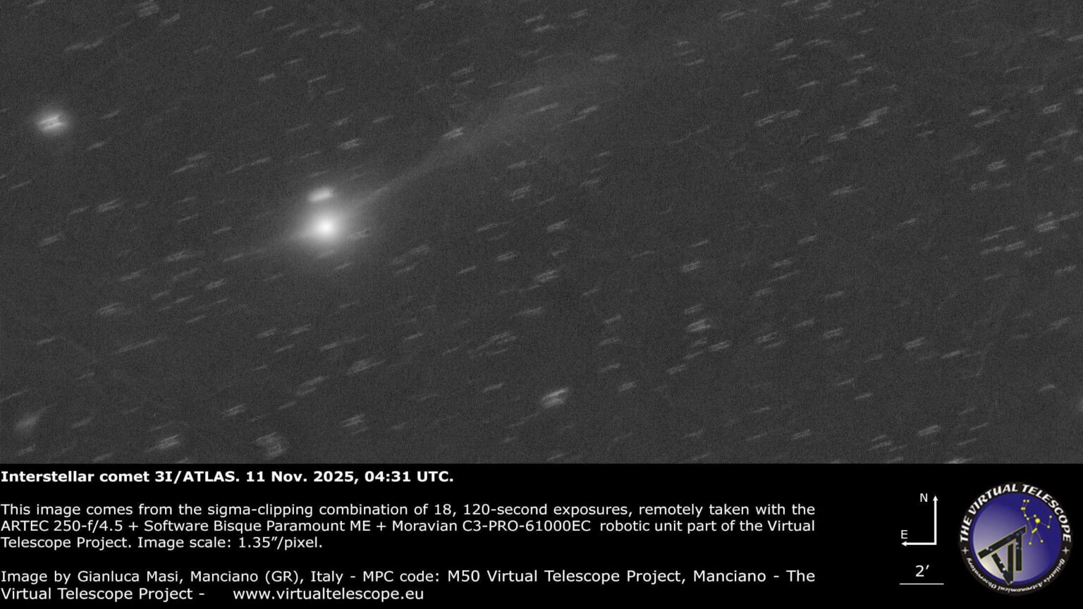 Space: Watch interstellar comet 3I/ATLAS speed away from the sun in free telescope livestream on Nov. 16 Space: Watch interstellar comet 3I/ATLAS speed away from the sun in free telescope livestream on Nov. 16