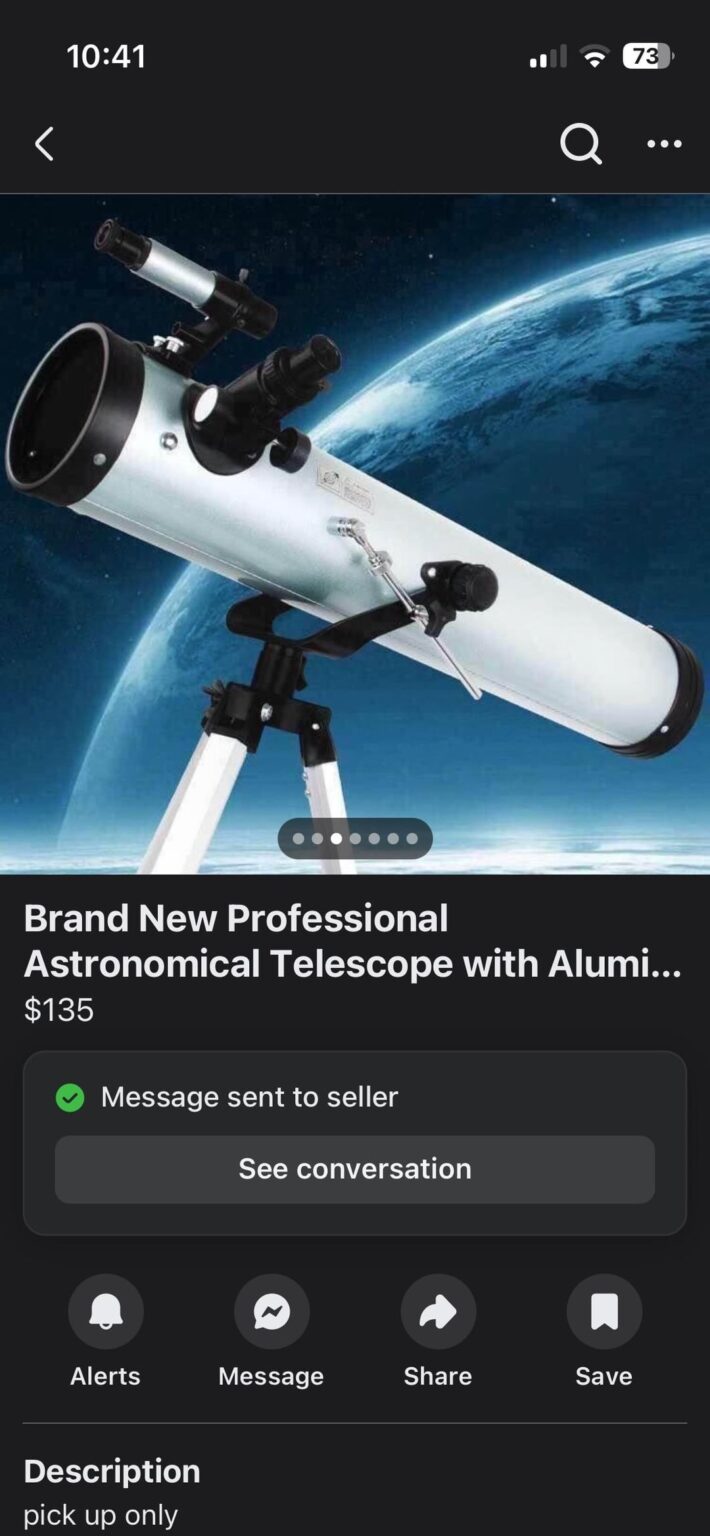 Hi, Im just about to buy my first telescope in my life. Is it worth it? (Price in CAD)