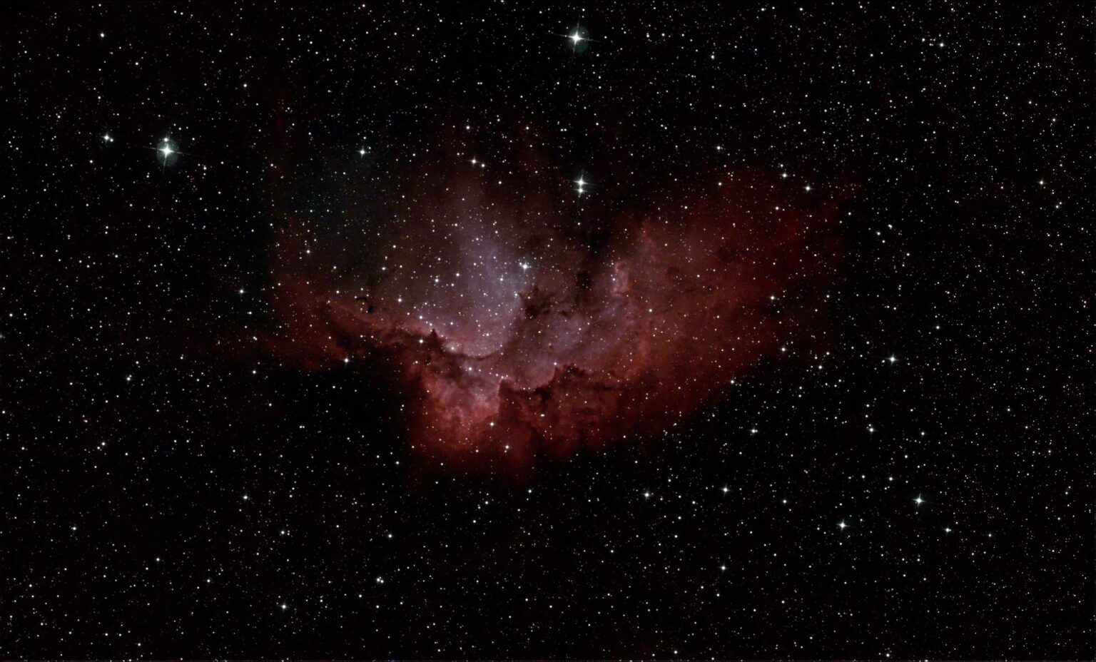 Wizard during the Beaver Supermoon (NGC 7380)