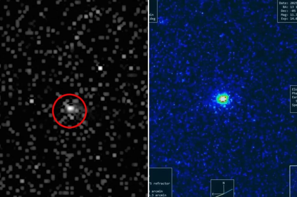Chinese spacecraft shoots images of 3I/ATLAS during Mars flyby
