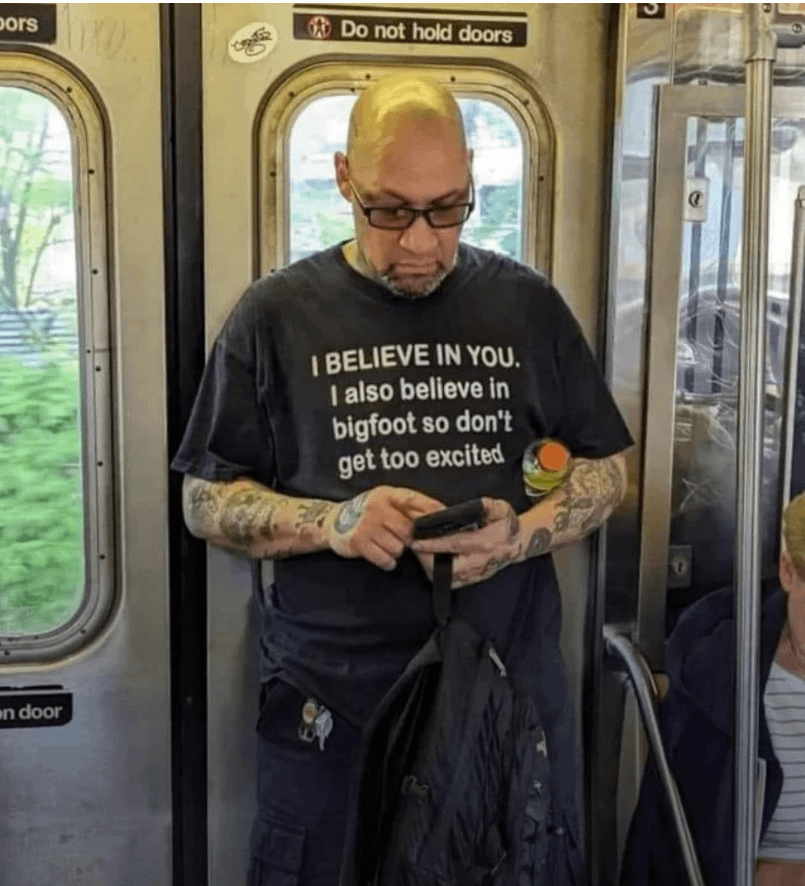 Someone give this gentleman a seat