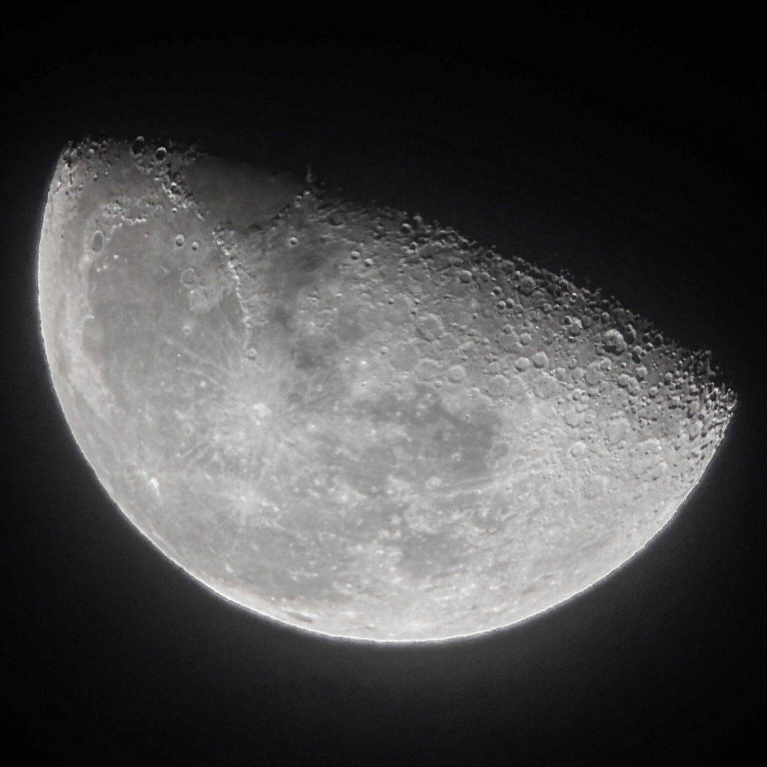 Tonight's 60% Waning Gibbous Moon!