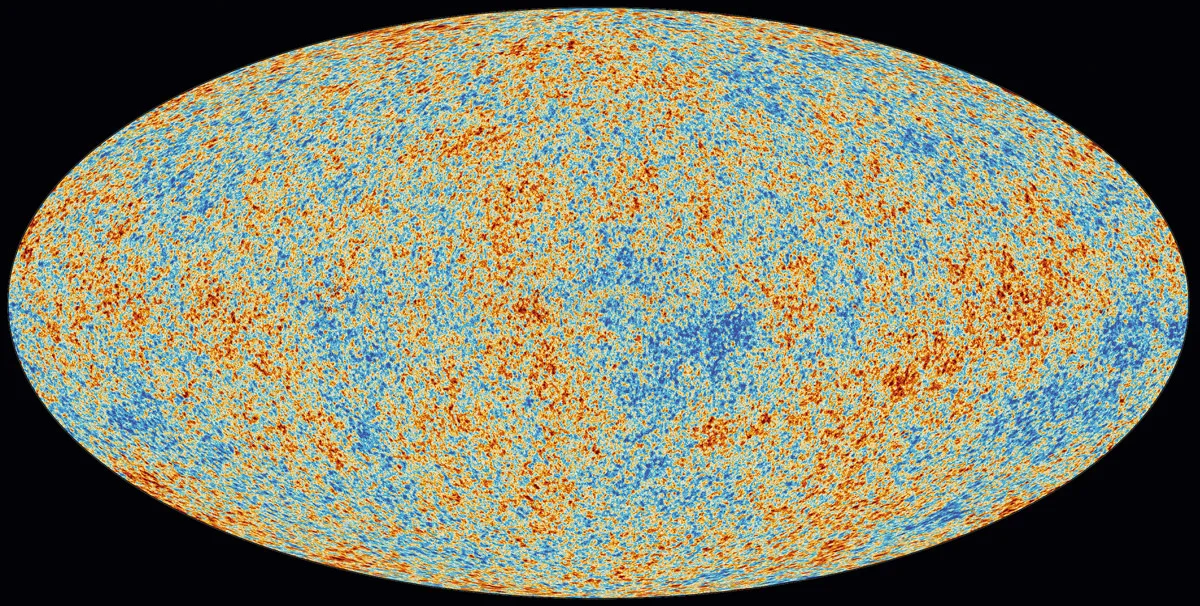 The 'afterglow' of the Big Bang.