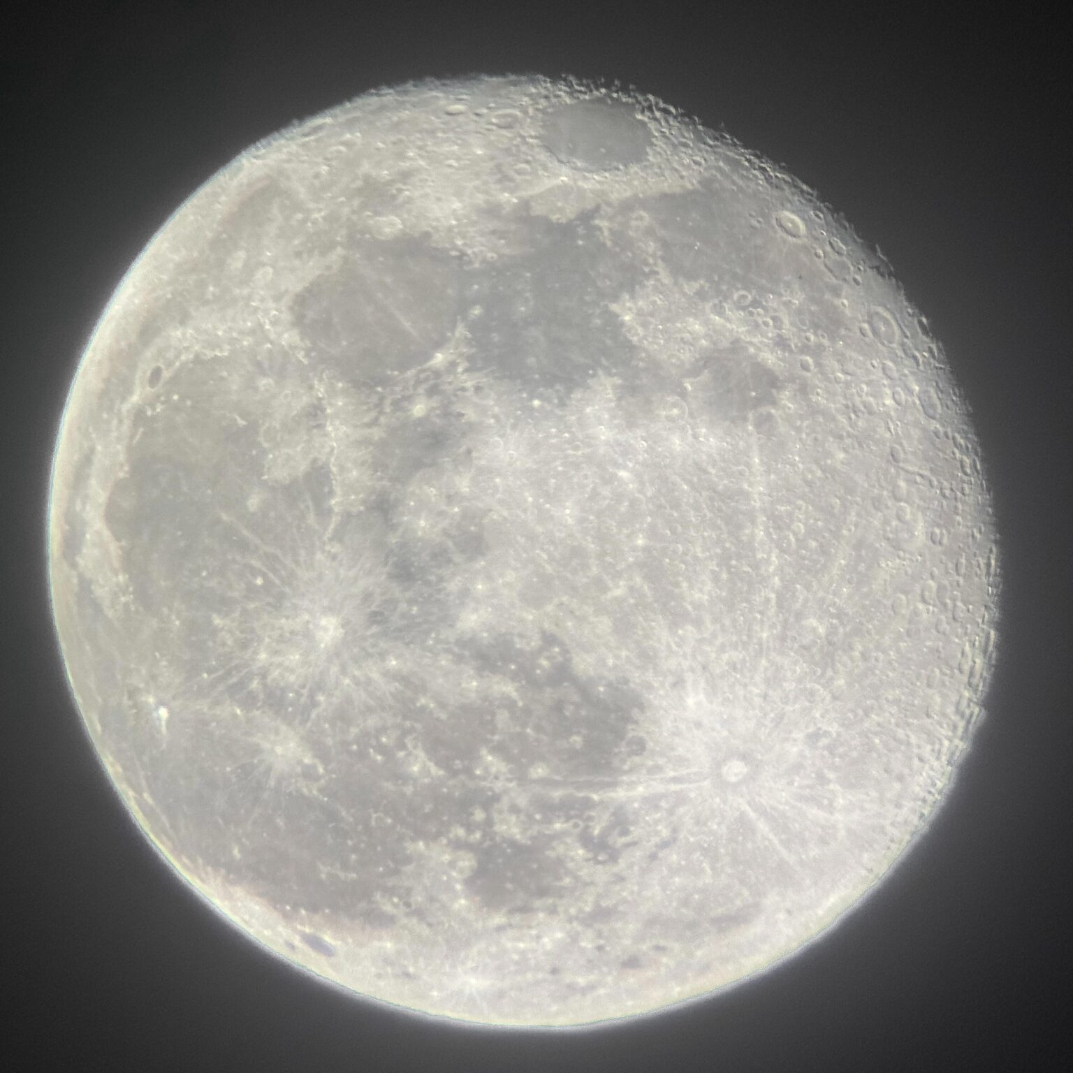Tonights 96% Waning Gibbous Moon.