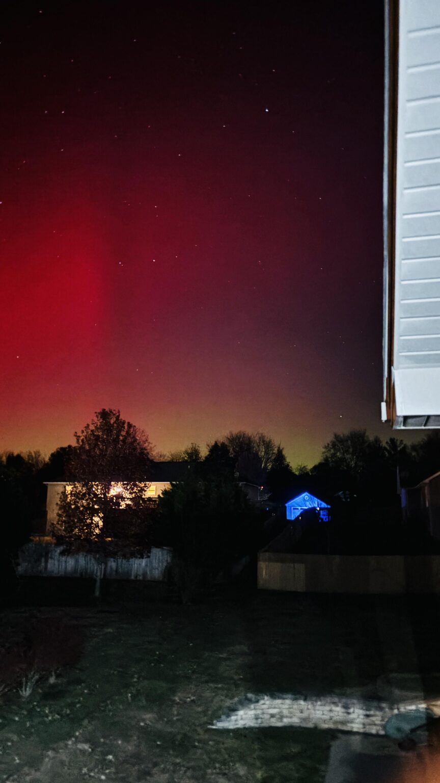 The Aurora  from my backyard