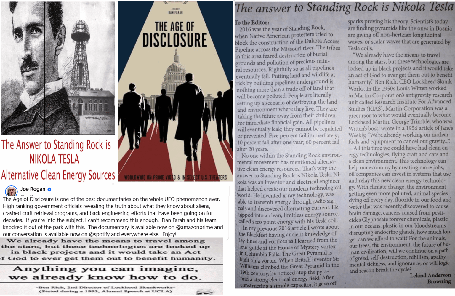 (THE AGE OF DISCLOSURE 2025)
It's been confirmed by high ranking government officials that we have the clean energy technology.