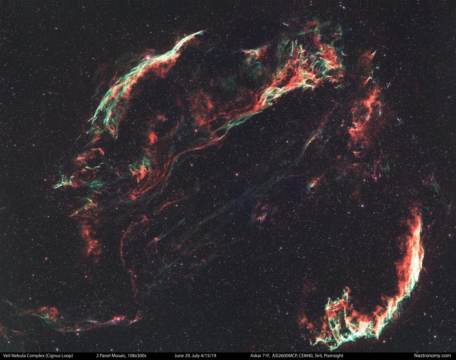 Cygnus Loop Mosaic