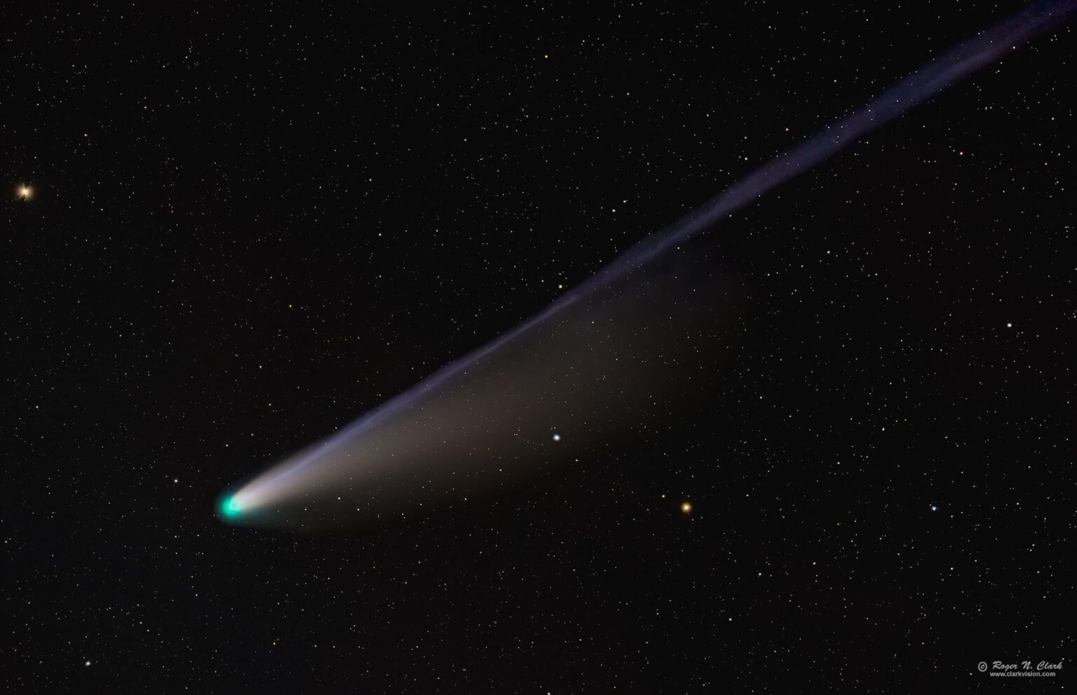 Comet Lemon C/2025 A6 in natural color