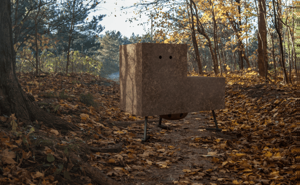 "L" shaped UAP report from New Hampshire in 1966 - It was sat on 3 legs, it had an antenna with a "glob and tassels" on top, a blast of air came out the bottom which raised the UAP, it eventually shot straight up out of sight