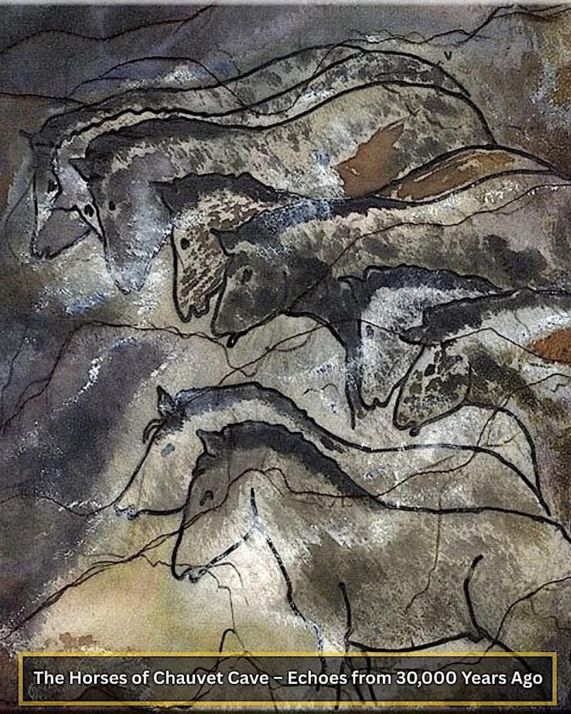 The Horses of Chauvet Cave — Painted 30,000 Years Ago (Have you ever seen anything more beautiful?)
