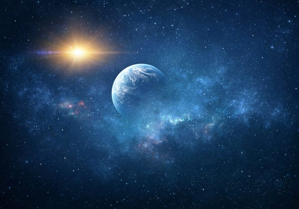 Milky Way Sun Planet