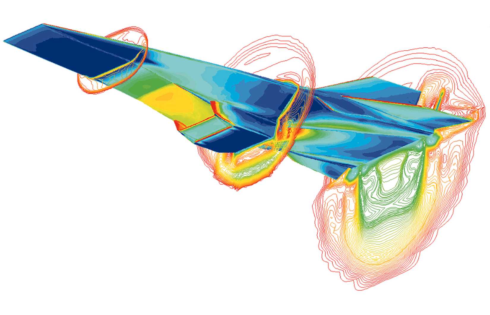 X-43A_(Hyper_-_X)_Mach_7_computational_fluid_dynamic_(CFD)