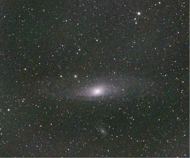 Andromeda galaxy (M31), first vs second attempt