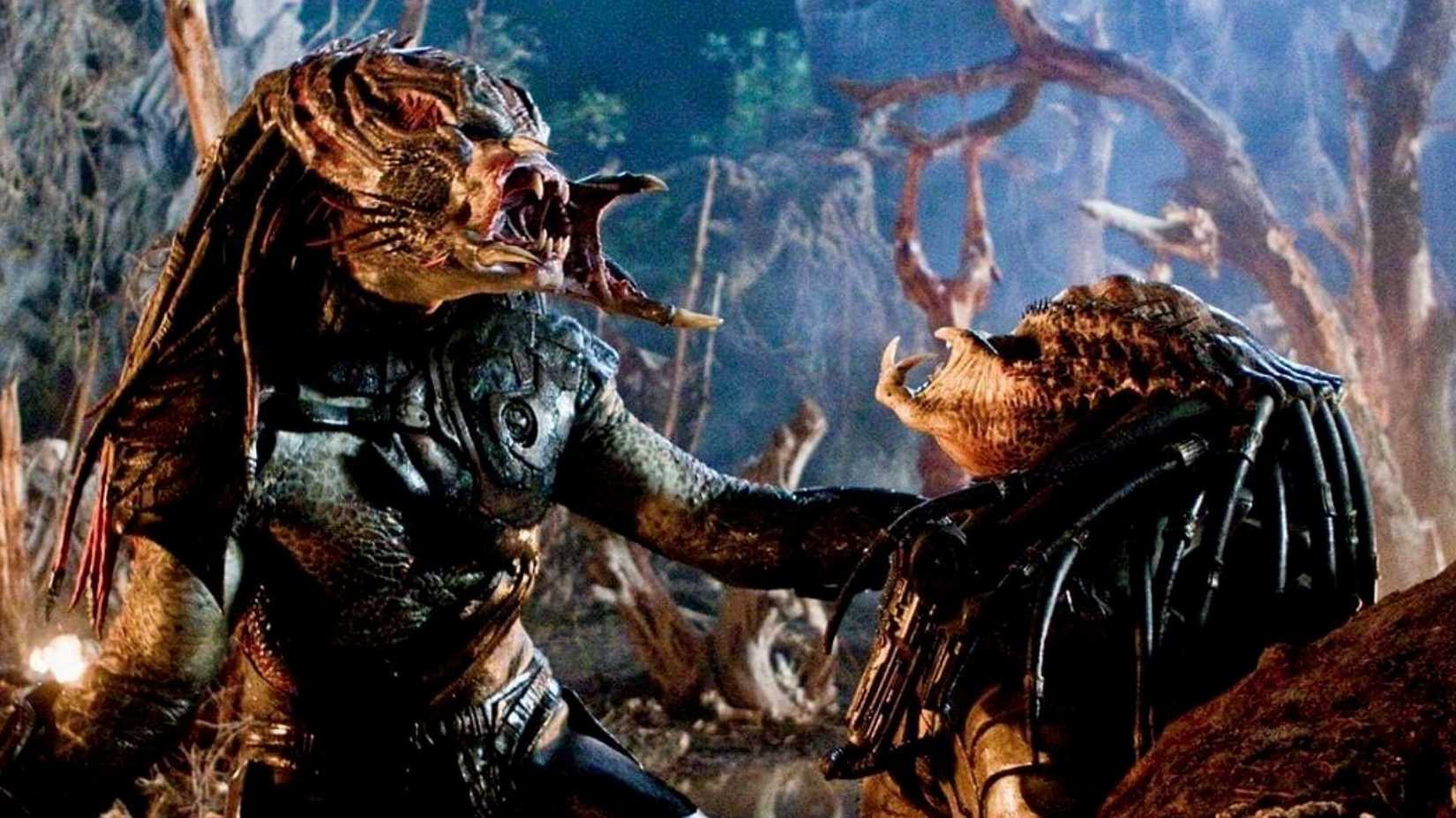 Yautja fighting in Predators