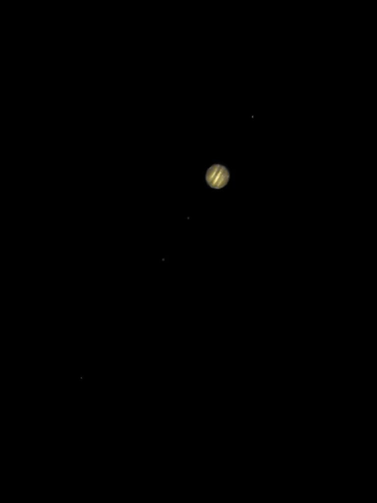 Jupiter & The Gallilean Moon's As Seen This Morning.