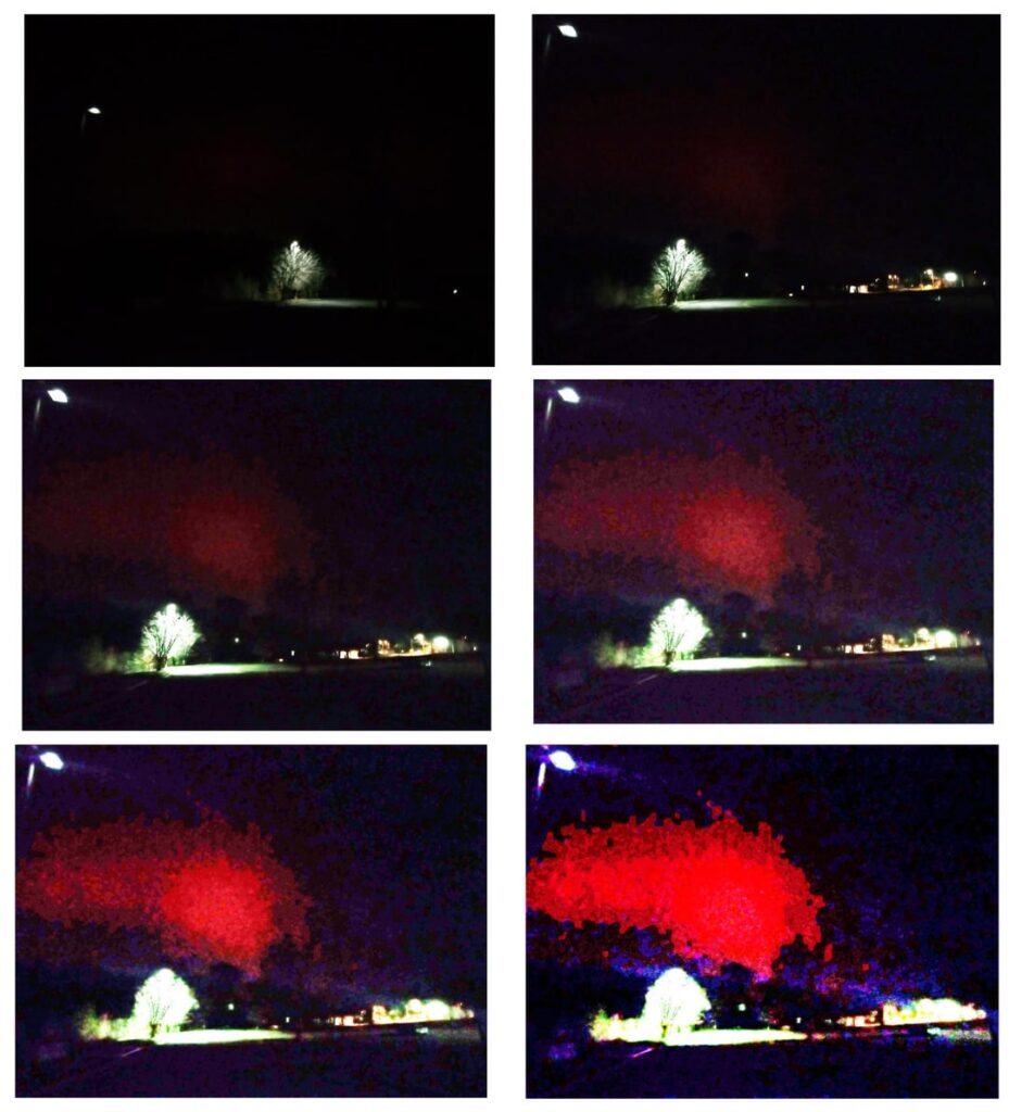 Tuesday, ‎November ‎11, ‎2025, ‏‎11:41:06 PM/ Shelby, NC/ Red light above my neighborhood