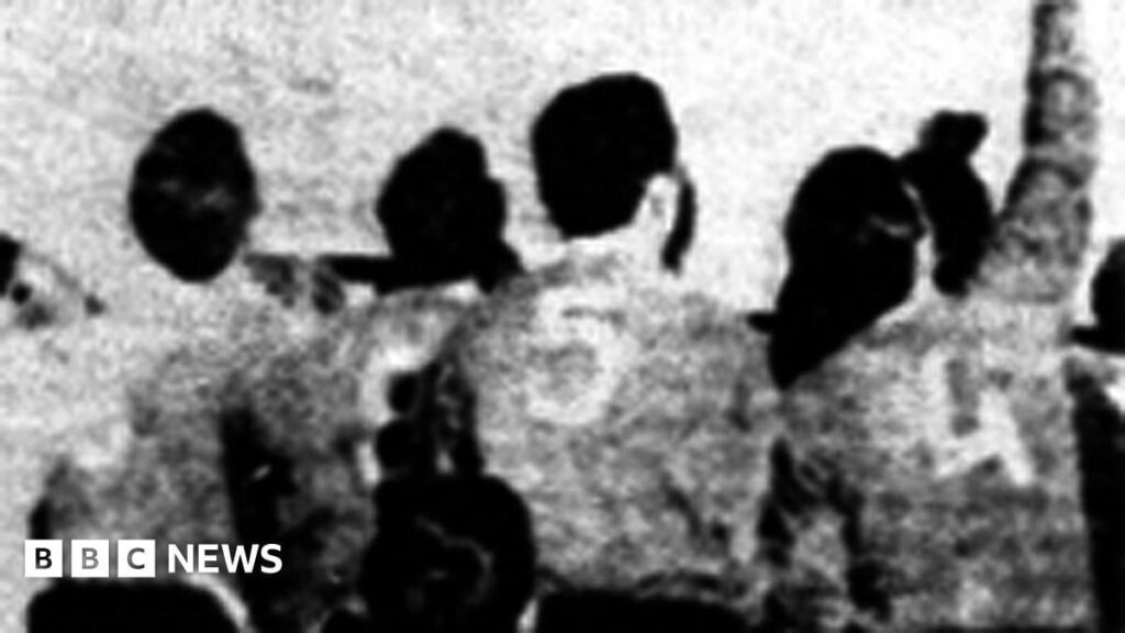 In 1954, a professional football match in Italy was stopped when players and fans saw cigar/egg-shaped UFOs directly above. A “silver glitter” fell down from the crafts, which scientists sampled and analyzed