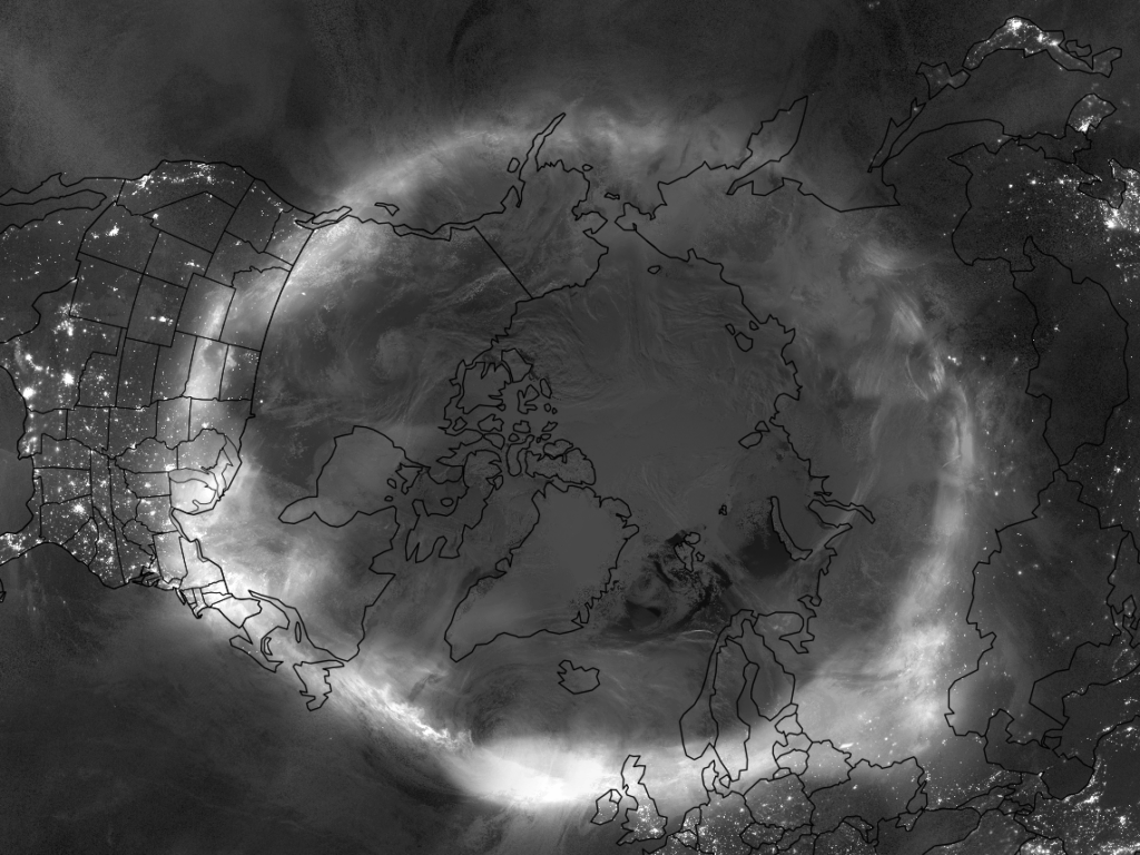North Pole and G5 Geomagnetic Storm on May 5, 2024