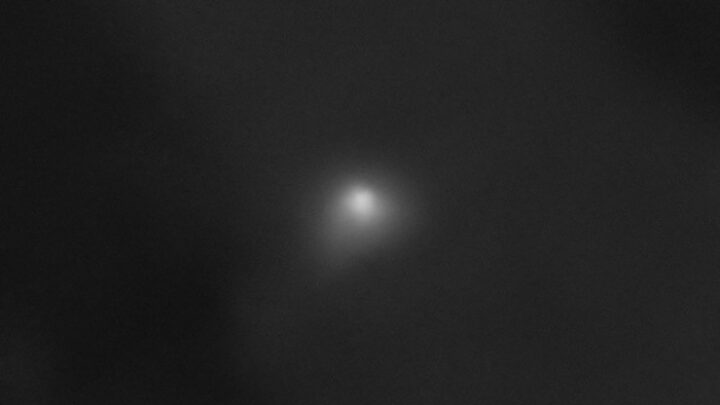 NASA's HiRISE camera, which orbits Mars, caught an image of the interstellar comet 3I/Atlas as it streaked by the red planet in October. Credit: NASA/JPL-Caltech/University of Arizona