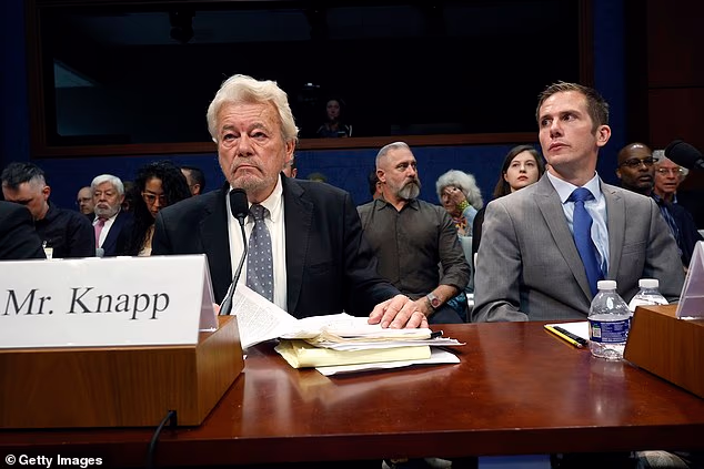 Journalist George Knapp (pictured) met Dr James Lacatski in 2018 and began reporting on the work at AAWSAP