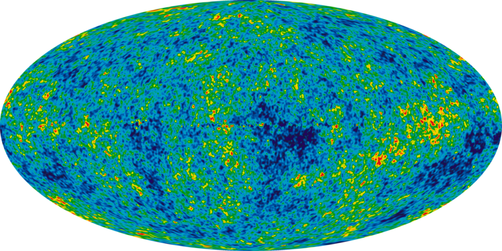 An all sky picture of the infant universe revealed in the Cosmic Background Radiation (Credit : NASA / WMAP Science Team)