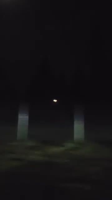 What appears to be a disc-shaped UFO with intense lights was recorded at low altitude in Skate Creek, Washington State, USA, on 11/29/2025.