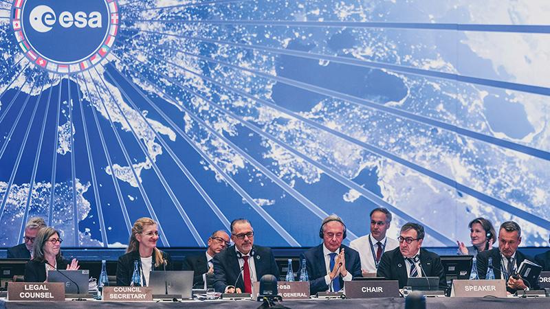 ESA officials at meeting