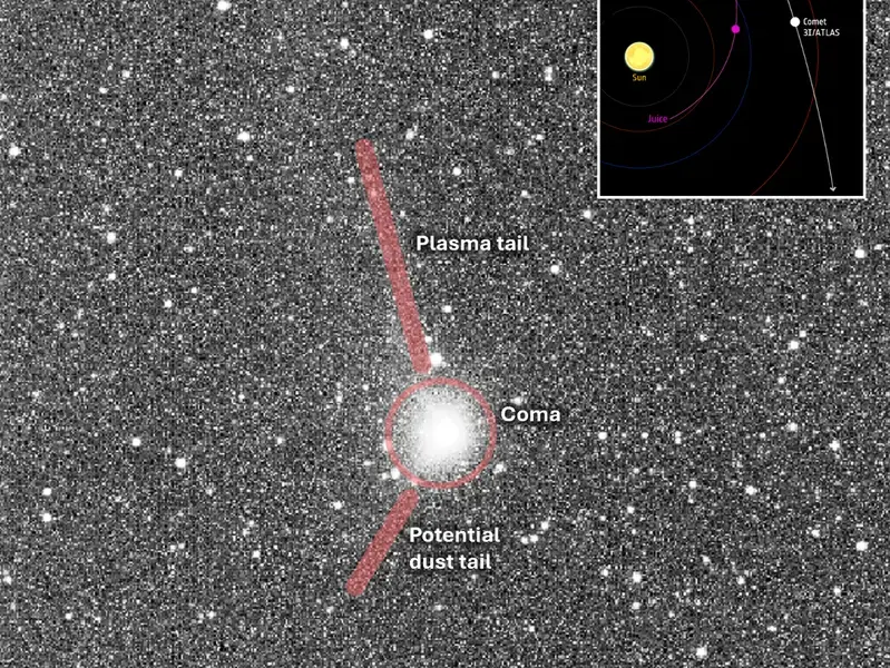 Is the interstellar visitor 3I/ATLAS back again? Hubble’s new image and viewing times explained in one place Image via science.nasa.gov