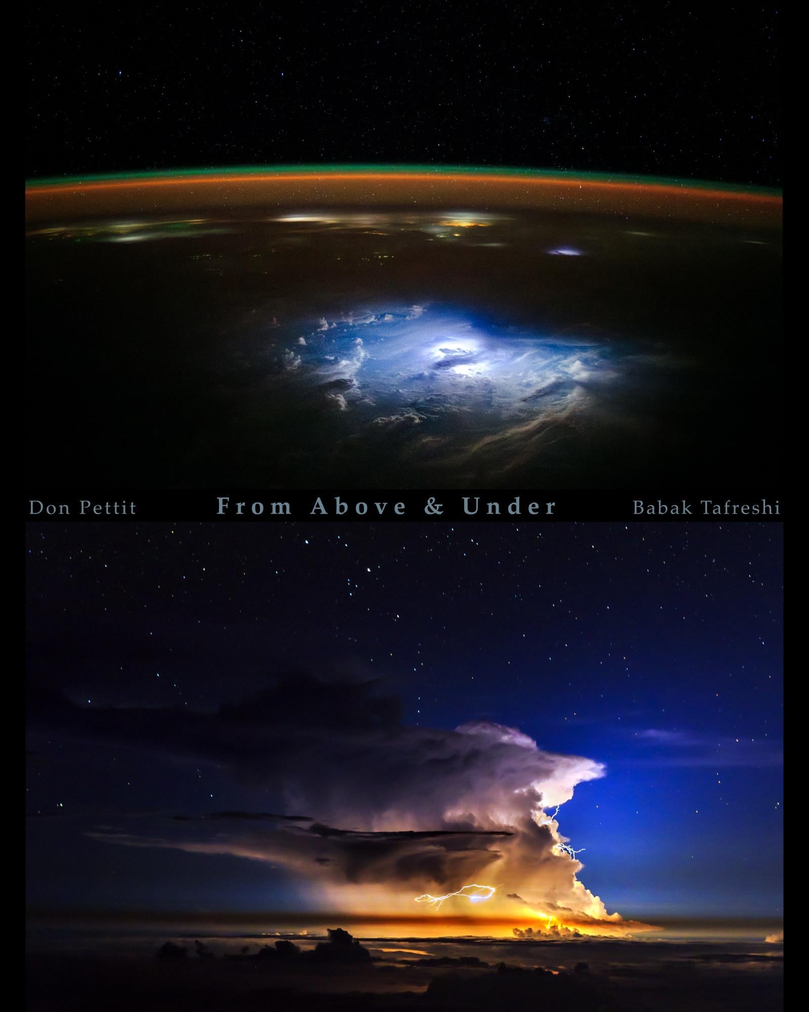 Same Lightning Photographed From Earth And Space At The Same Time Ufo