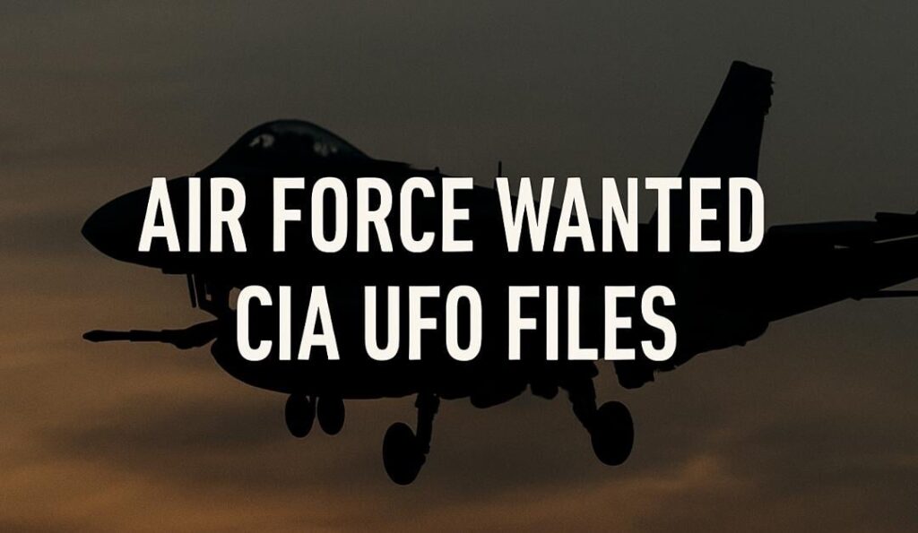 Internal Request Reveals the Air Force Tried to Unlock a Hidden CIA UFO Report