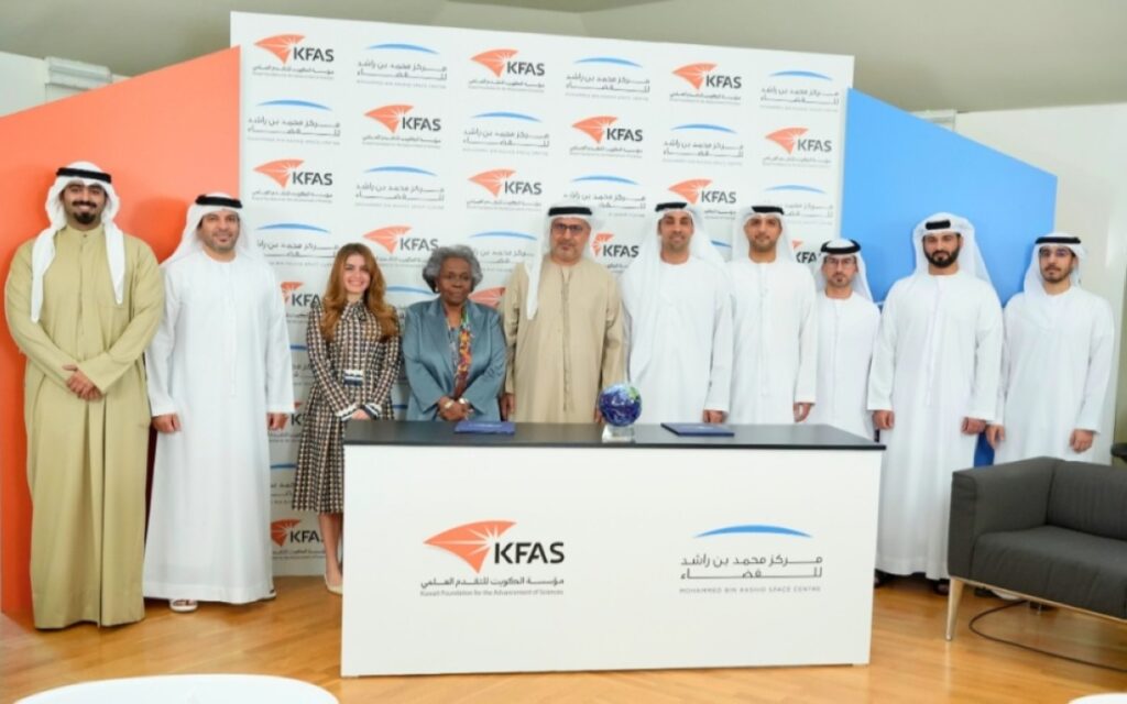 KUWAIT:  Kuwait Foundation for the Advancement of Sciences announces the signing of a Memorandum of Understanding (MoU) with the Mohammed bin Rashid Space Centre (MBRSC) to establish a strategic framework for collaboration in space science, research, and the development of national capabilities in this critical sector. – KUNA photos