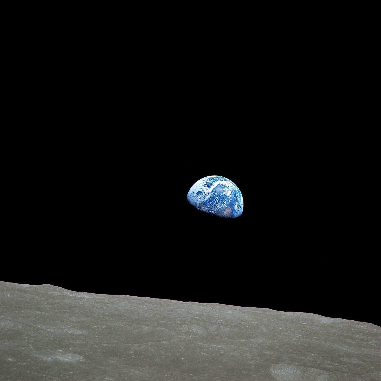 Earthrise on Christmas Eve 1968