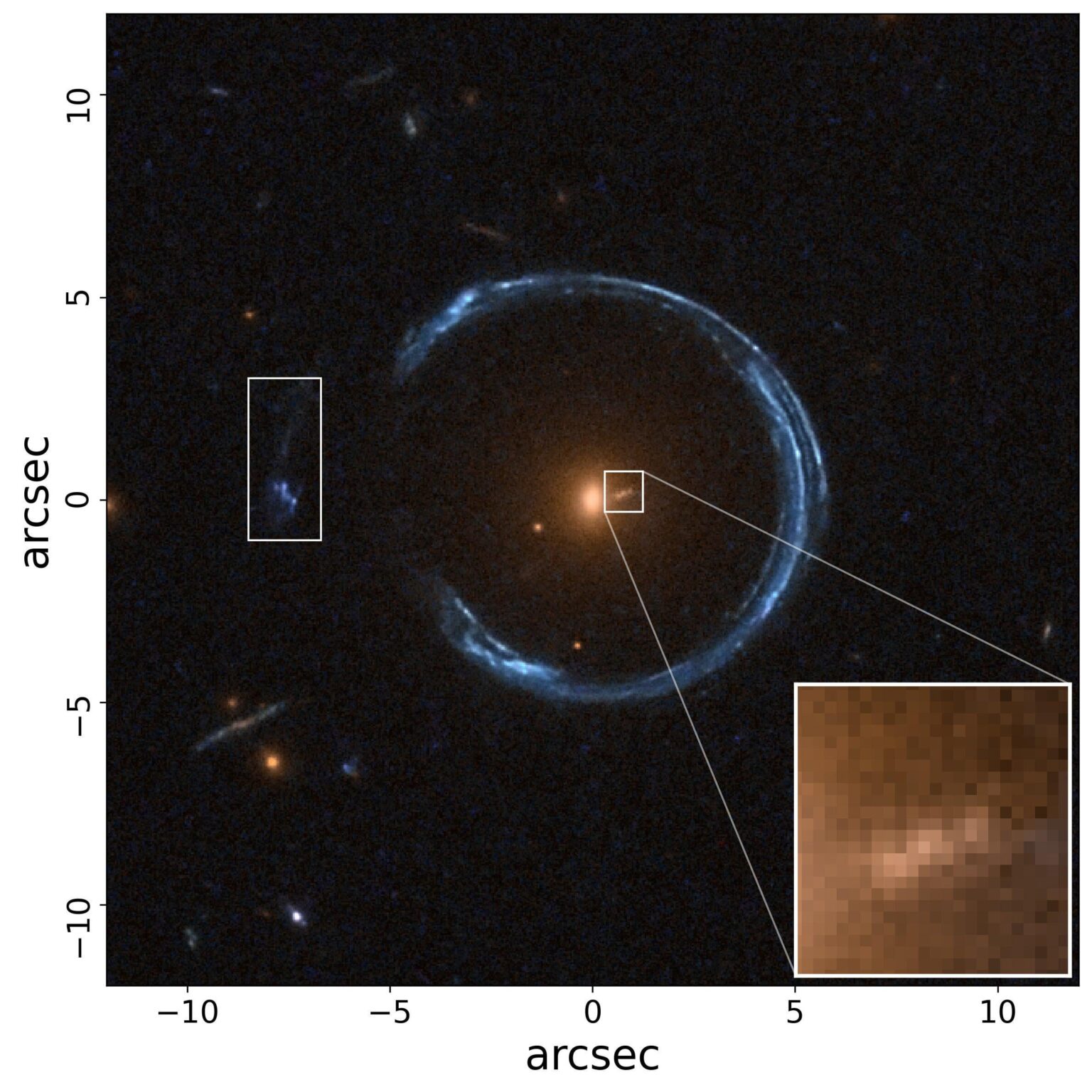 36 billion solar masses: Cosmic Horseshoe galaxy harbors what may be the most massive black hole ever detected (By Royal Astronomical Society)