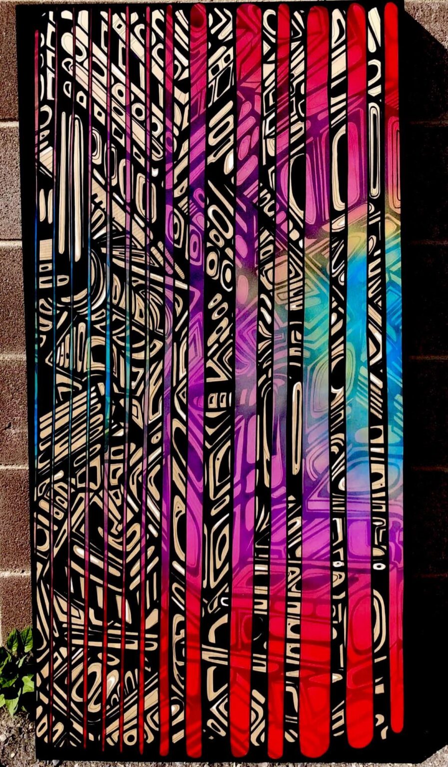 Inner-Mechanics, Ink and Acrylic Painting