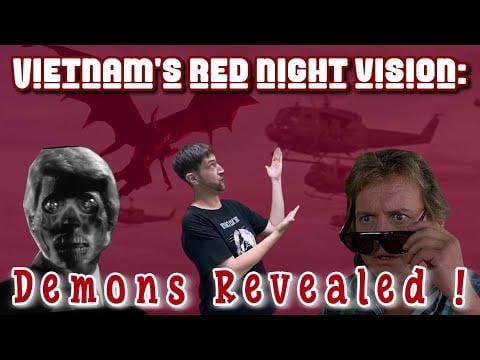 Vietnam's Red Night Vision: Demons Revealed! (Dicyanin glasses)