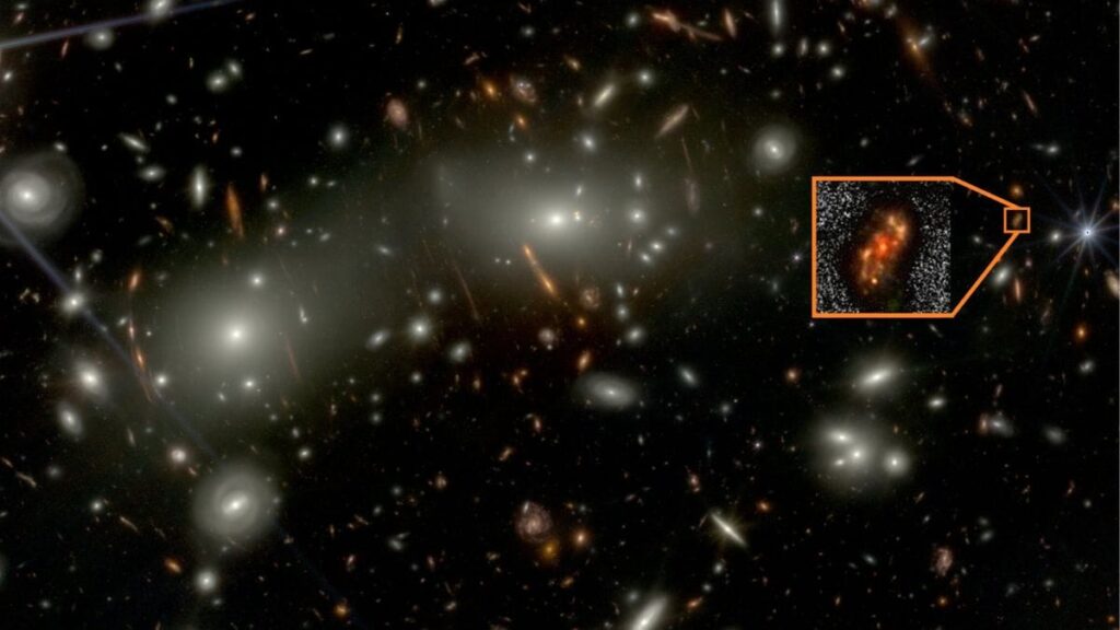 How did ancient galaxy Alaknanda get spiral arms?