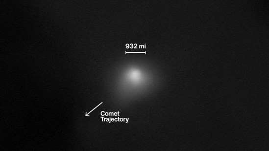 NASA posts new photos of the comet amid spacecraft claims (Photo by NASA / AFP) (AFP)