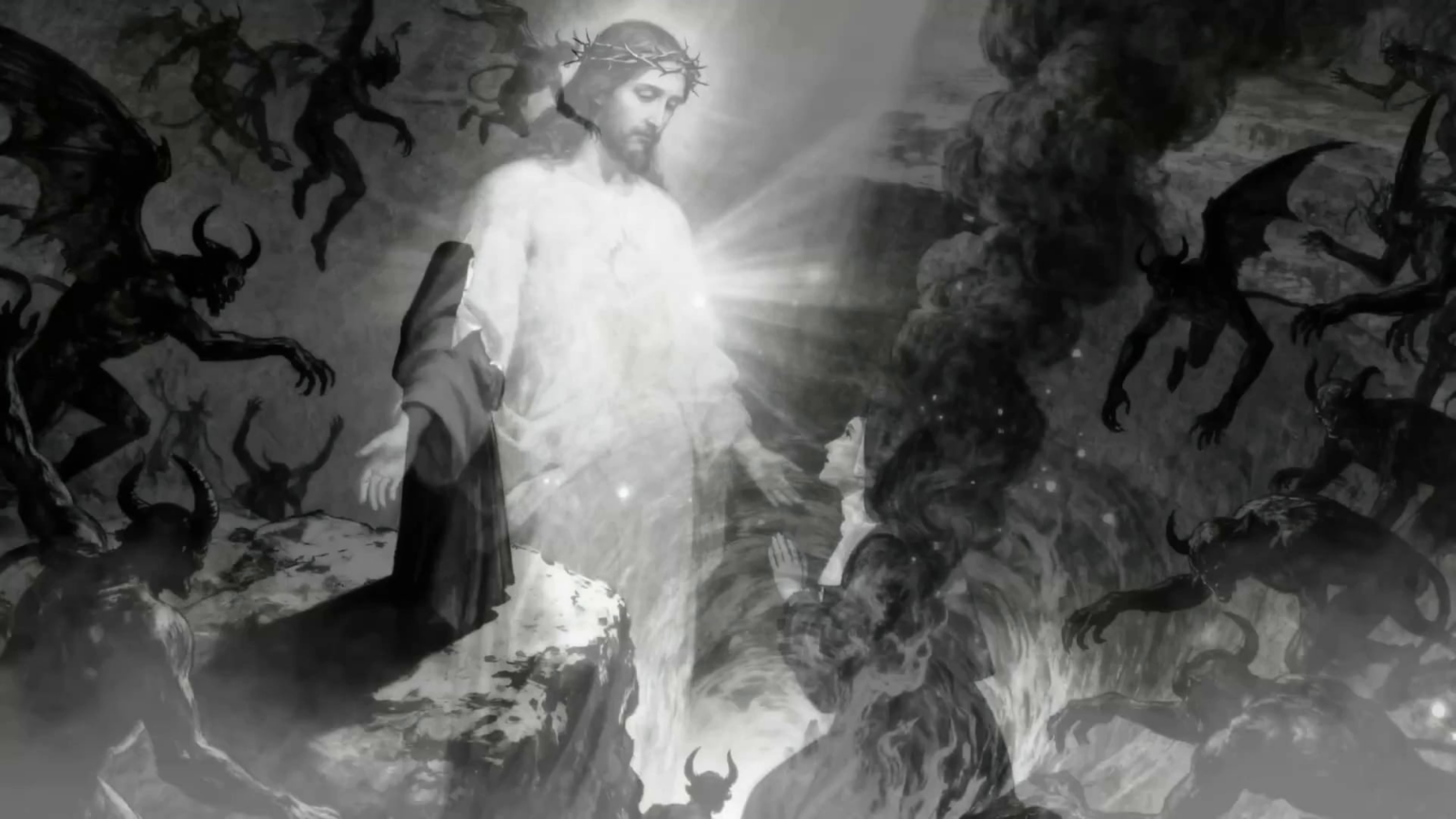 Vision of Hell by Saint Marguerite-Marie Alacoque (1647-1690)