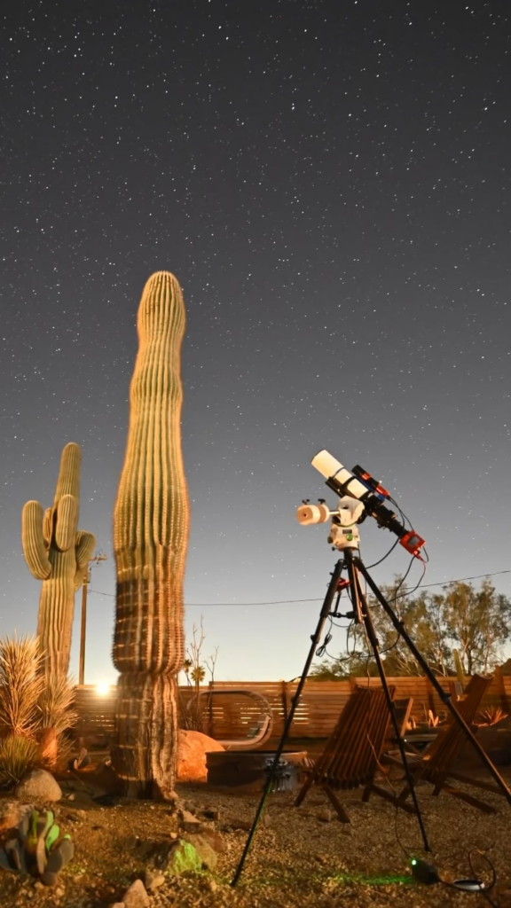 Timelapse of the session with an M42 cameo