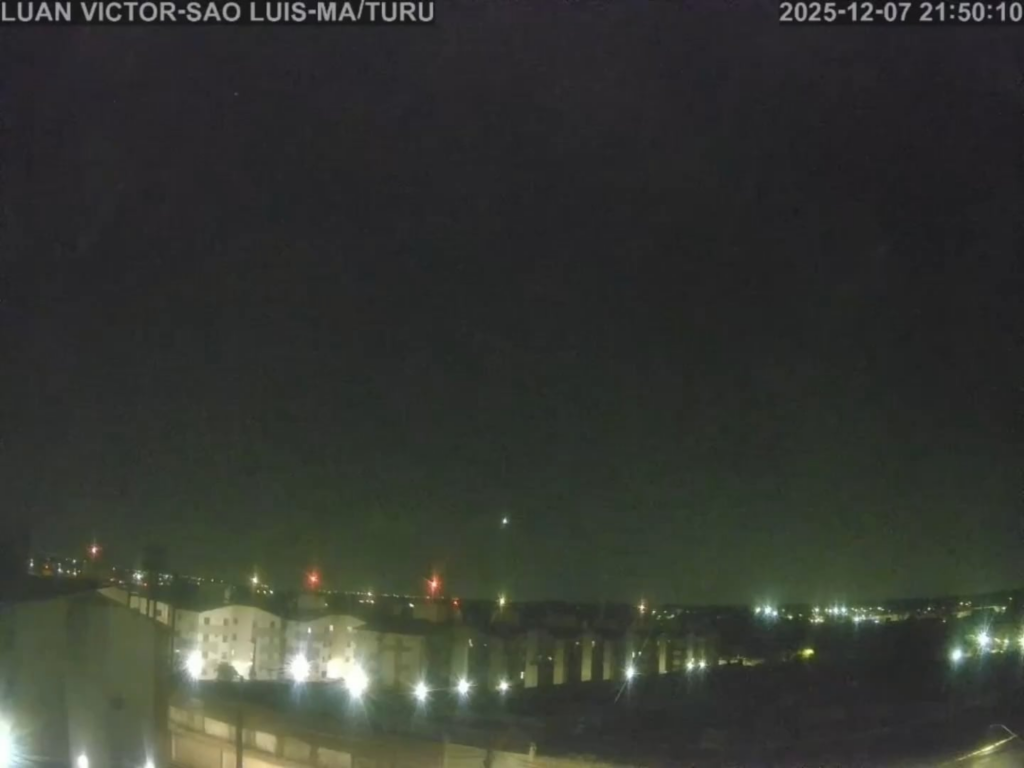 Time: at 00:50 UTC (21:50 local time) on December 7th, 2025; Location: São Luís, Maranhão-Brazil