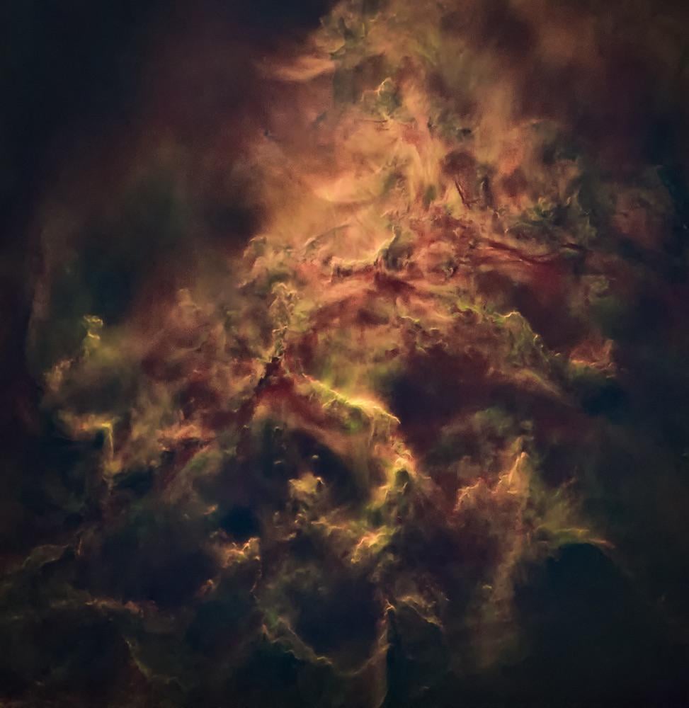 Starless Flaming Star nebula
