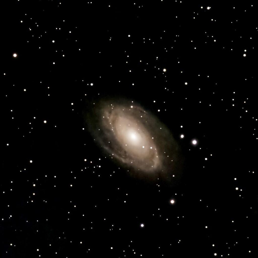 Tonight's 50 Minute Exposure Of Bode's Galaxy.