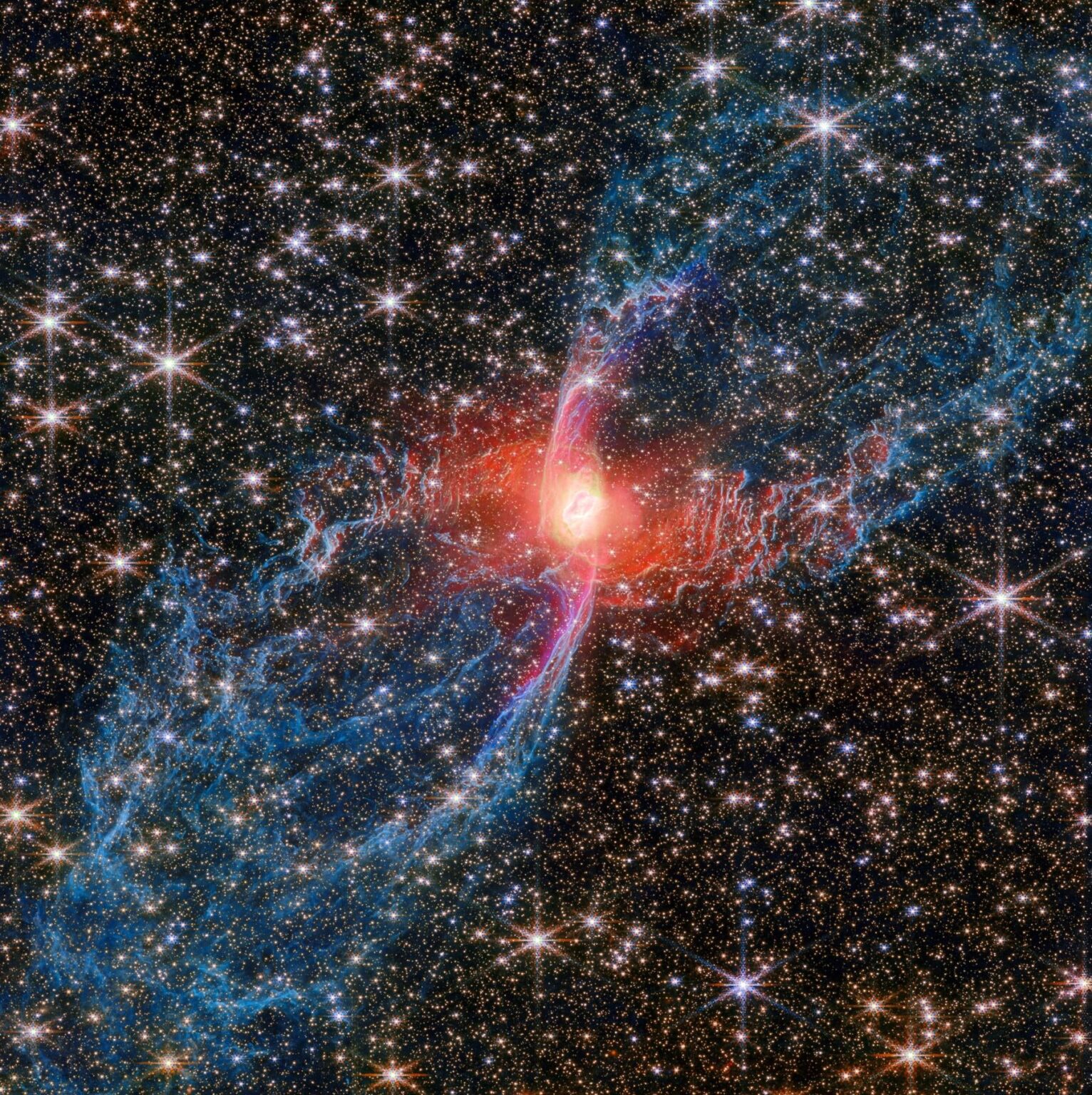 James Webb Space Telescope - NGC-6537 - The Red Spider Nebula (NIRCam)
